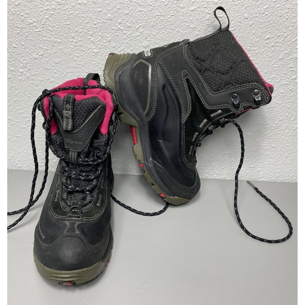 Columbia Bugaboot Techlite Omni Heat 200 Grams Black Boots Women's Size 6
